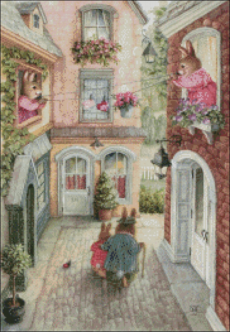 Happily Ever 21 - Counted Cross Stitch Patterns Embroidery Crafts Needlework DIY Chart DMC Color