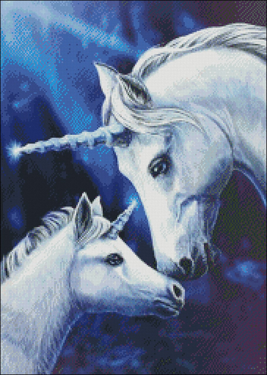 Sacred Love - Counted Cross Stitch Patterns Embroidery Crafts Needlework DIY Chart DMC Color