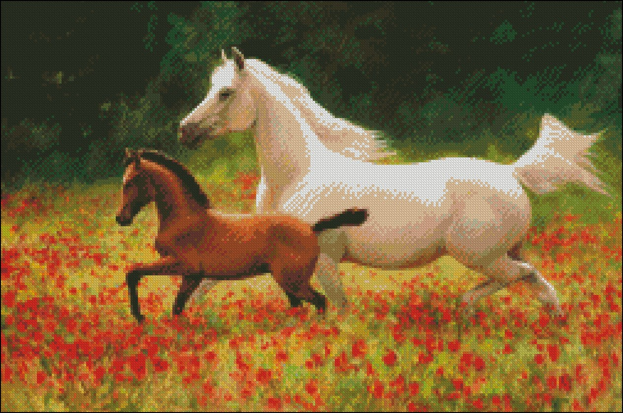 Pride and Joy - Counted Cross Stitch Patterns Embroidery Crafts Needlework DIY Chart DMC Color