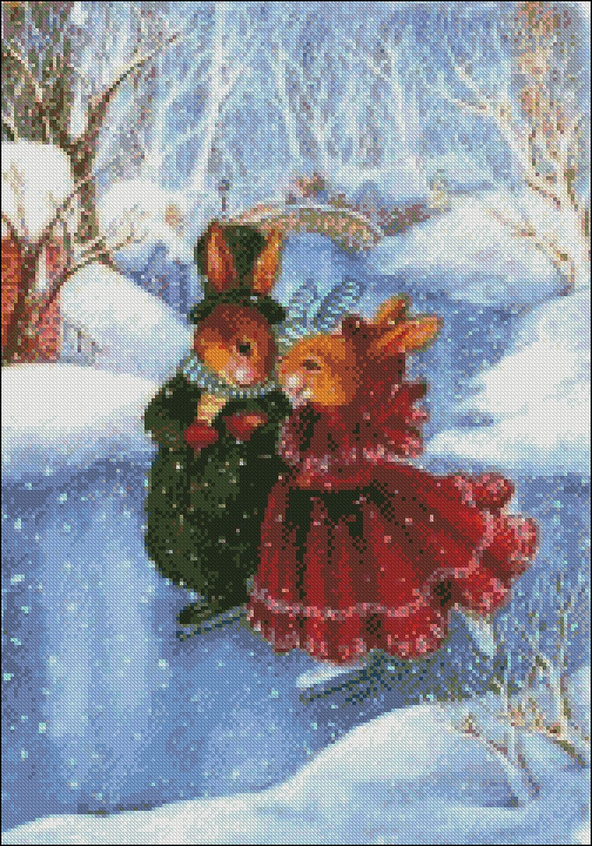 Happily Ever 17 - Counted Cross Stitch Patterns Embroidery Crafts Needlework DIY Chart DMC Color