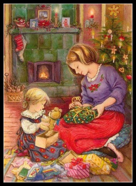 My Childhood Days 1-9 - Counted Cross Stitch Patterns Embroidery Crafts Needlework DIY Chart DMC Color