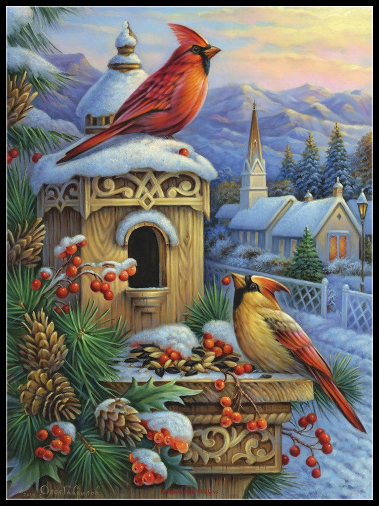 Waiting for the Evening Feast - Counted Cross Stitch Patterns Embroidery Crafts Needlework DIY Chart DMC Color