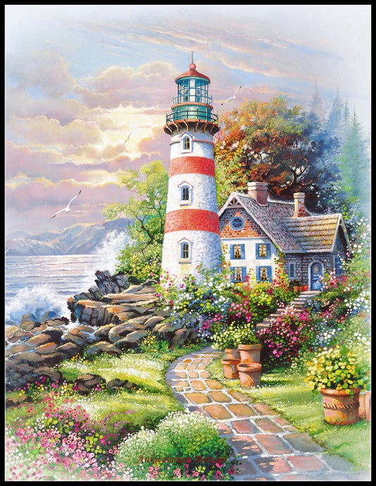 Signal Point - Counted Cross Stitch Patterns Embroidery Crafts Needlework DIY Chart DMC Color