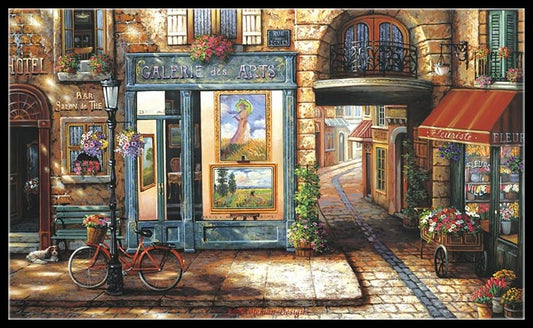 Twilight View 20 - Counted Cross Stitch Patterns Embroidery Crafts Needlework DIY Chart DMC Color