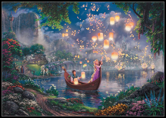 Tangled - Counted Cross Stitch Patterns Embroidery Crafts Needlework DIY Chart DMC Color