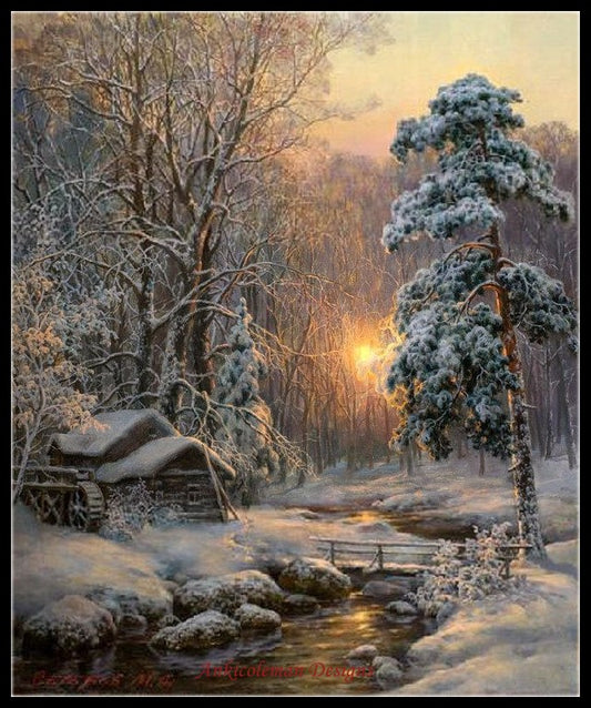 Magic Forest - Counted Cross Stitch Patterns Embroidery Crafts Needlework DIY Chart DMC Color