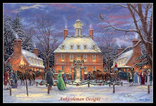 The Governor's Party - Counted Cross Stitch Patterns Embroidery Crafts Needlework DIY Chart DMC Color