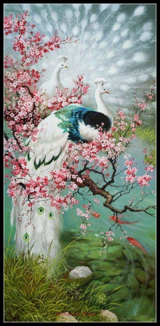 Peacock Collection 23 - Counted Cross Stitch Patterns Embroidery Crafts Needlework DIY Chart DMC Color