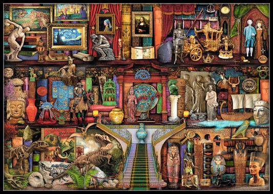Museum of Wonder - Counted Cross Stitch Patterns Embroidery Crafts Needlework DIY Chart DMC Color