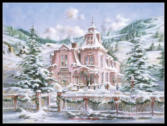 Rocky Mountain Christmas - Counted Cross Stitch Patterns Embroidery Crafts Needlework DIY Chart DMC Color