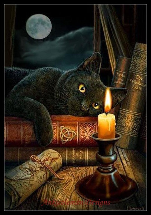 The Witching Hour - Counted Cross Stitch Patterns Embroidery Crafts Needlework DIY Chart DMC Color