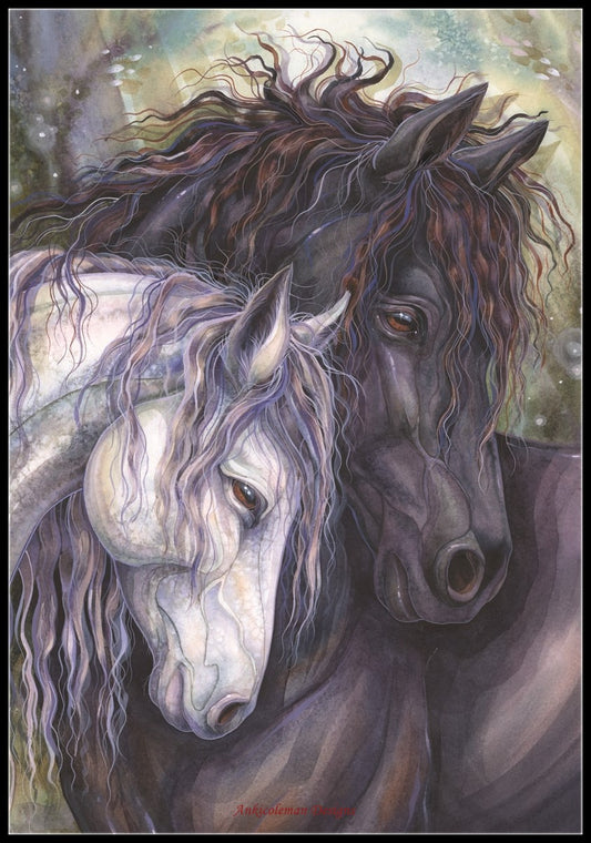 Kindred Spirits - Counted Cross Stitch Patterns Embroidery Crafts Needlework DIY Chart DMC Color
