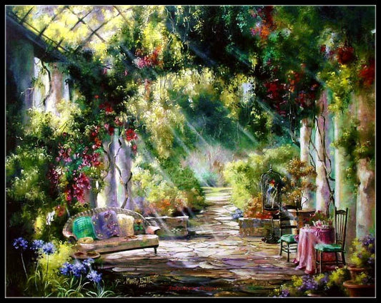Sunlight Sonata - Counted Cross Stitch Patterns Embroidery Crafts Needlework DIY Chart DMC Color