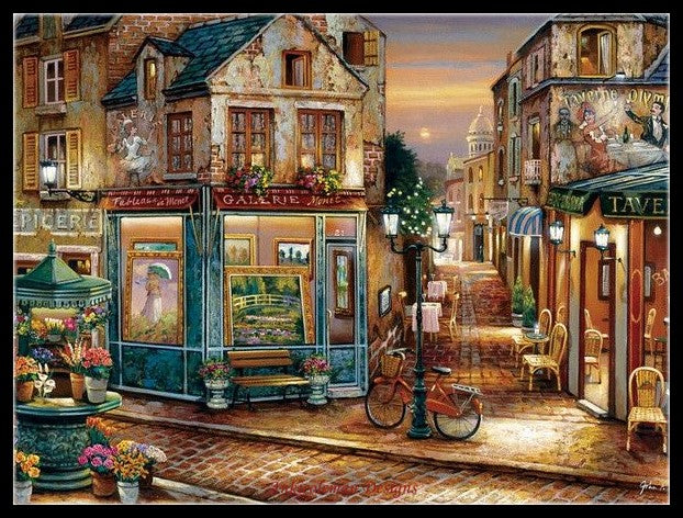 Twilight View 8 - Counted Cross Stitch Patterns Embroidery Crafts Needlework DIY Chart DMC Color