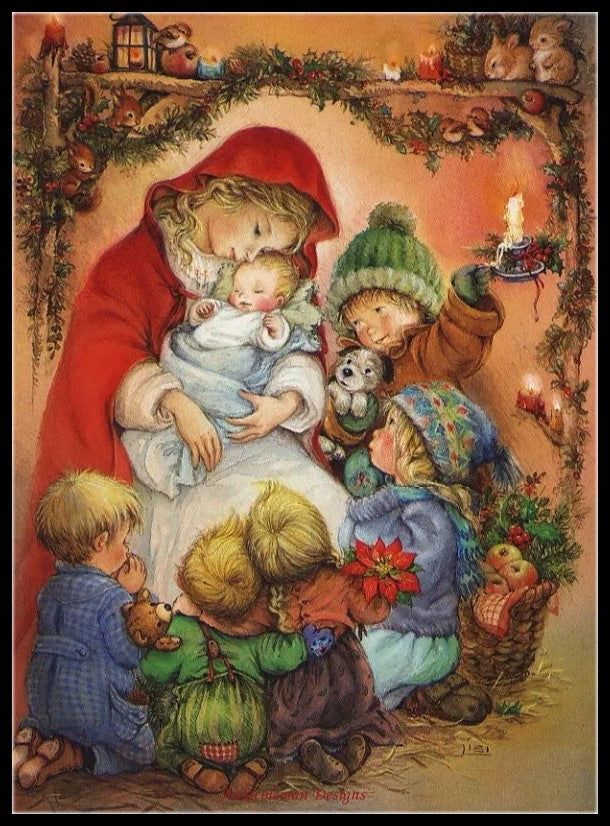 My Childhood Days 2-21 - Counted Cross Stitch Patterns Embroidery Crafts Needlework DIY Chart DMC Color