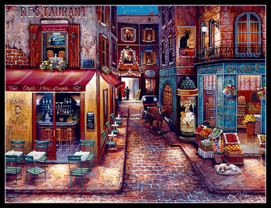 Twilight View 5 - Counted Cross Stitch Patterns Embroidery Crafts Needlework DIY Chart DMC Color