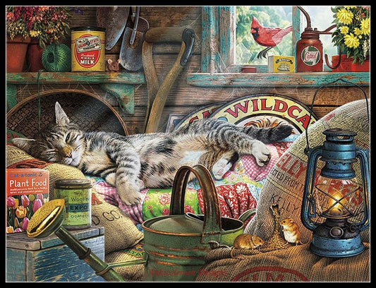 Laid-Back Tom - Counted Cross Stitch Patterns Embroidery Crafts Needlework DIY Chart DMC Color