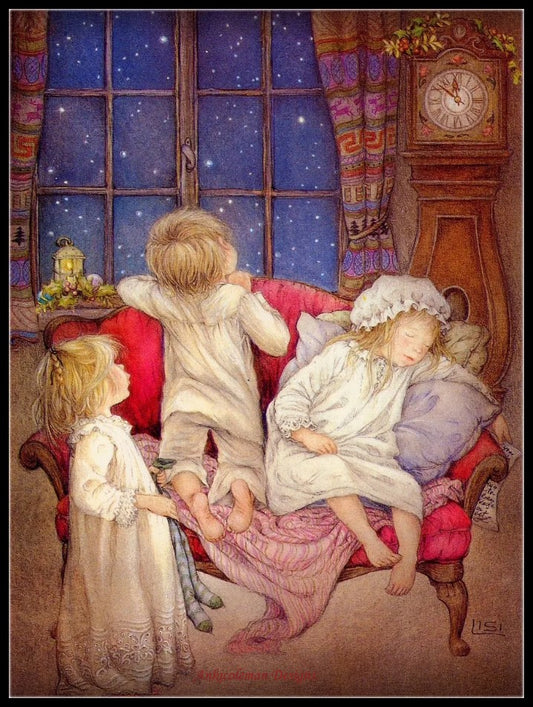 My Childhood Days 2-25 - Counted Cross Stitch Patterns Embroidery Crafts Needlework DIY Chart DMC Color