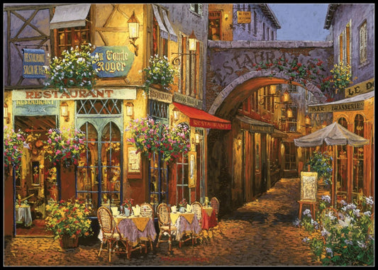 Au Comte Roger - Counted Cross Stitch Patterns Embroidery Crafts Needlework DIY Chart DMC Color