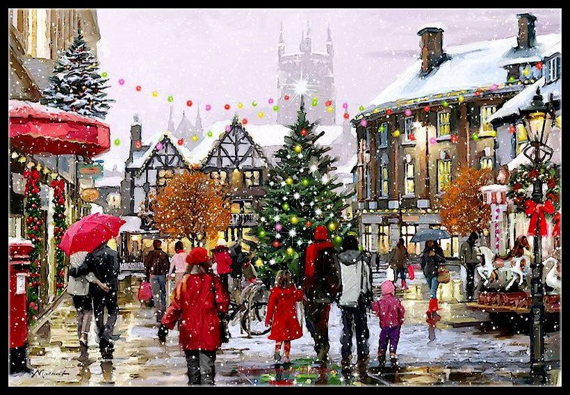 London Paris New York 13 - Counted Cross Stitch Patterns Embroidery Crafts Needlework DIY Chart DMC Color