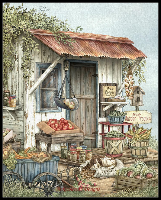 Uncle Ralphs Veggies - Counted Cross Stitch Patterns Embroidery Crafts Needlework DIY Chart DMC Color