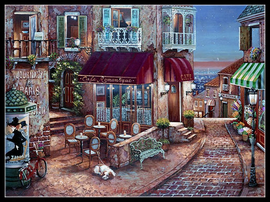 Twilight View 13 - Counted Cross Stitch Patterns Embroidery Crafts Needlework DIY Chart DMC Color