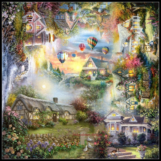 Home Collection 2 - Counted Cross Stitch Patterns Embroidery Crafts Needlework DIY Chart DMC Color