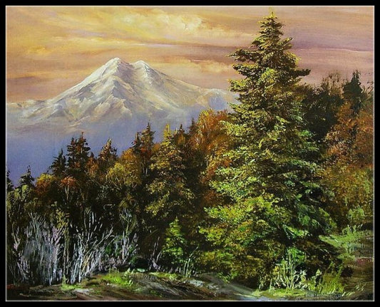 Russia Seasons Scenery 3 - Counted Cross Stitch Patterns Embroidery Crafts Needlework DIY Chart DMC Color
