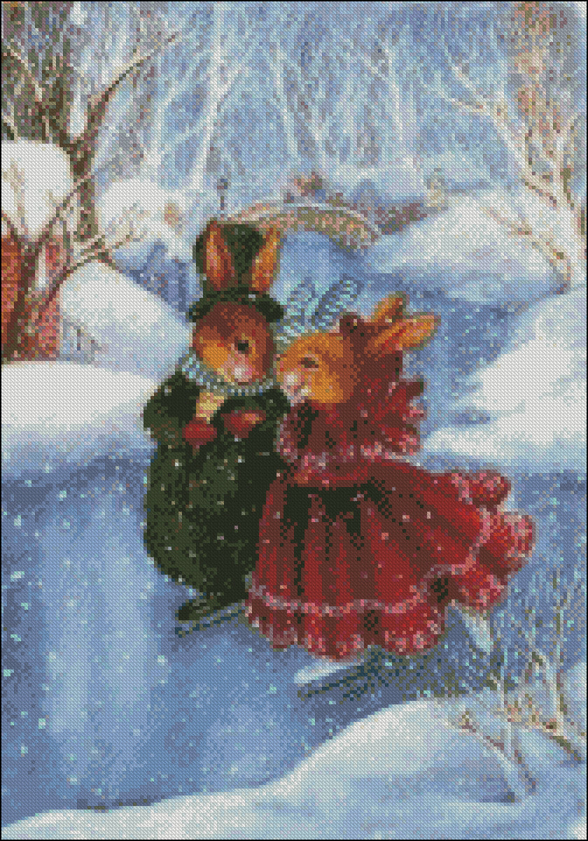 Let Me Love You - Counted Cross Stitch Patterns Embroidery Crafts Needlework DIY Chart DMC Color