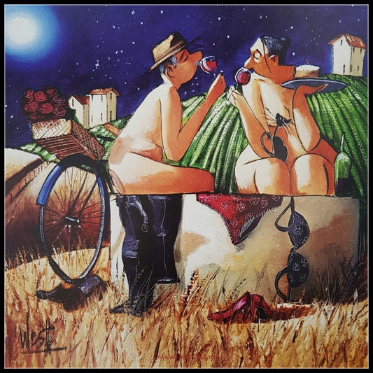 Wine Tasting 6 - Counted Cross Stitch Patterns Embroidery Crafts Needlework DIY Chart DMC Color