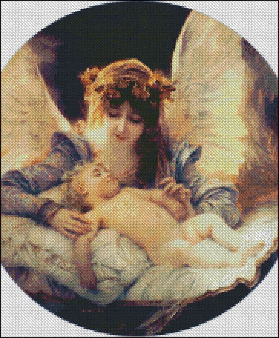 How Angels Help - Counted Cross Stitch Patterns Embroidery Crafts Needlework DIY Chart DMC Color