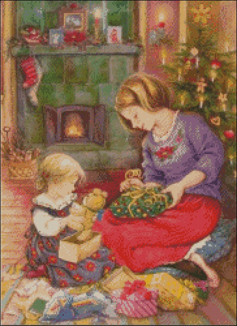 My Childhood Days 1-9 - Counted Cross Stitch Patterns Embroidery Crafts Needlework DIY Chart DMC Color