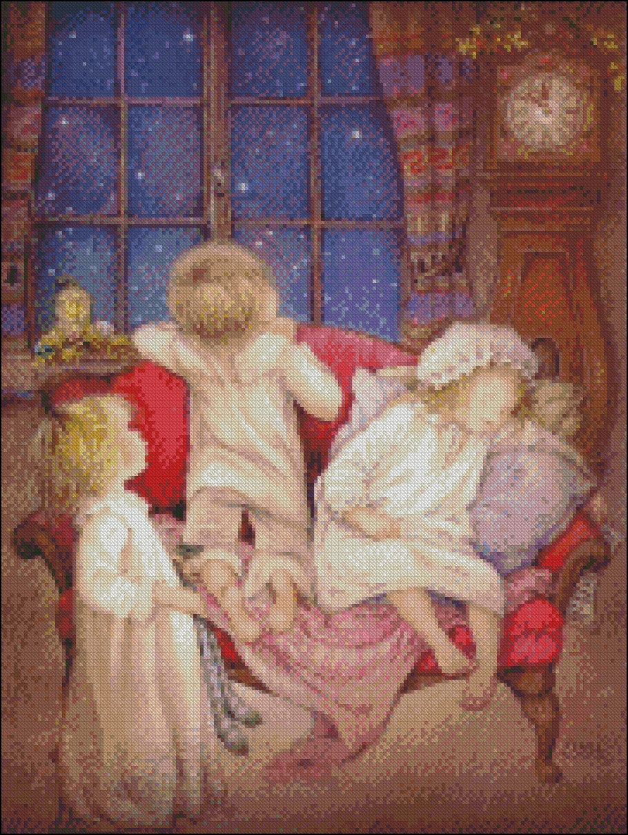 My Childhood Days 2-25 - Counted Cross Stitch Patterns Embroidery Crafts Needlework DIY Chart DMC Color