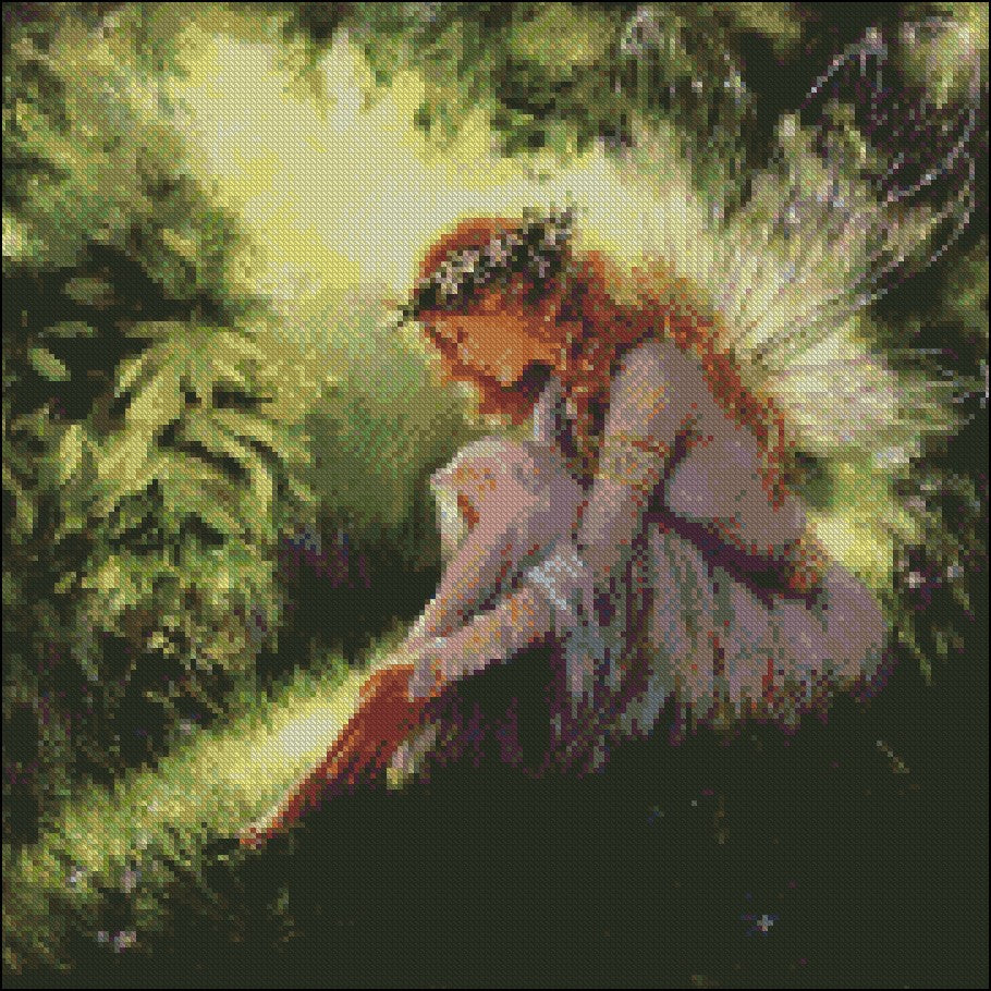 Garden of Dreams - Counted Cross Stitch Patterns Embroidery Crafts Needlework DIY Chart DMC Color