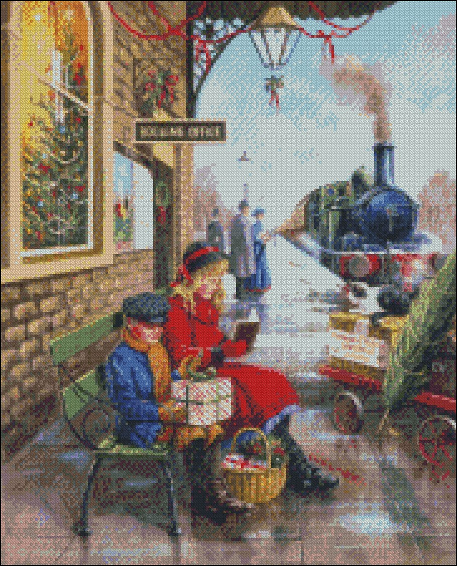 My Childhood Days 1-24 - Counted Cross Stitch Patterns Embroidery Crafts Needlework DIY Chart DMC Color