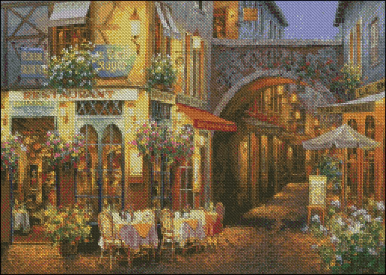 Au Comte Roger - Counted Cross Stitch Patterns Embroidery Crafts Needlework DIY Chart DMC Color