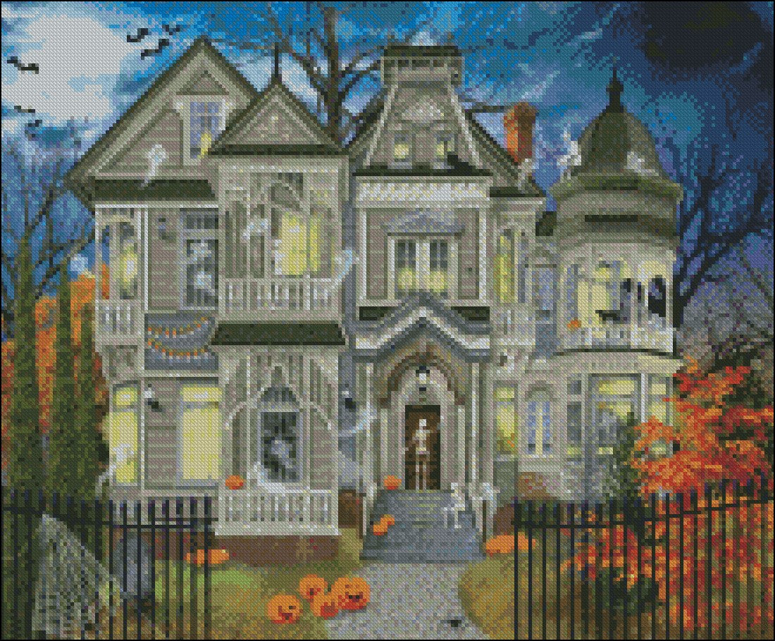 Come on In - Counted Cross Stitch Patterns Embroidery Crafts Needlework DIY Chart DMC Color
