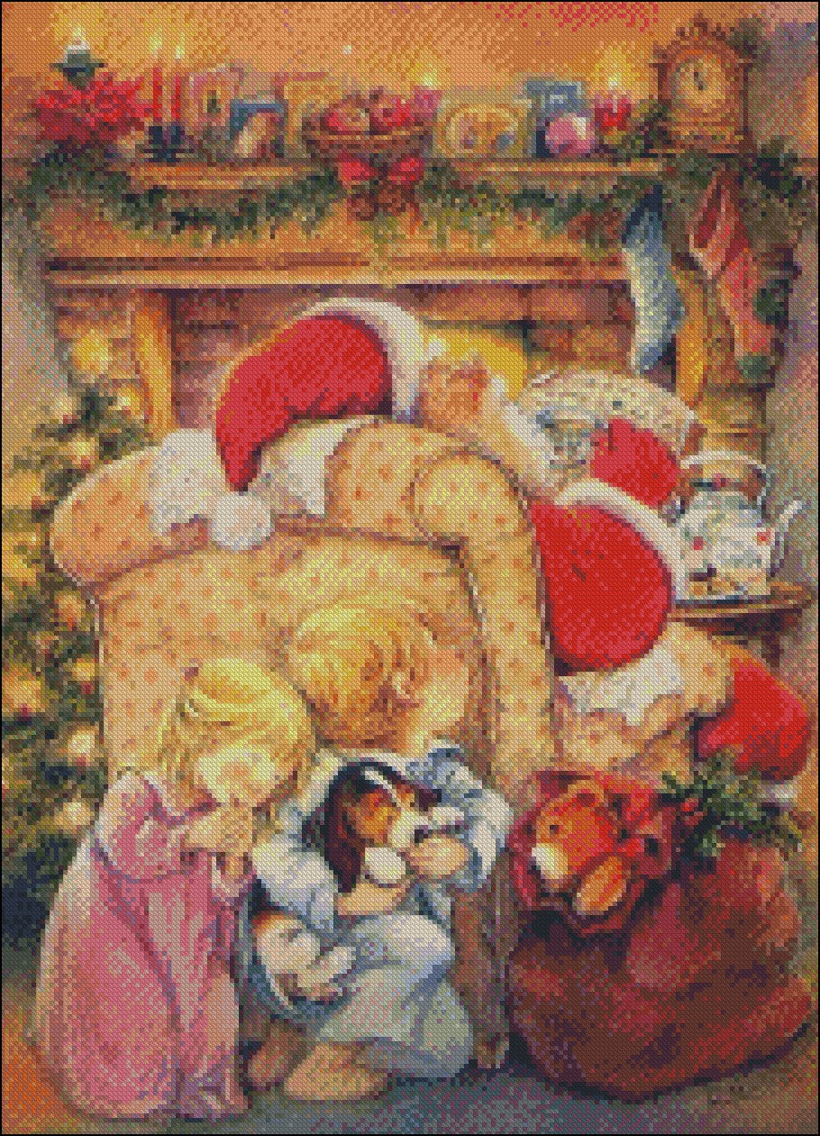 My Childhood Days 2-19 - Counted Cross Stitch Patterns Embroidery Crafts Needlework DIY Chart DMC Color